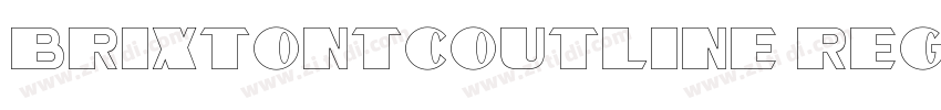 BrixtonTCOutline Reg字体转换